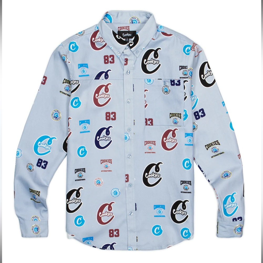 Cookies Double Up Outfit - Woven Button up and Matching Cargo Pants